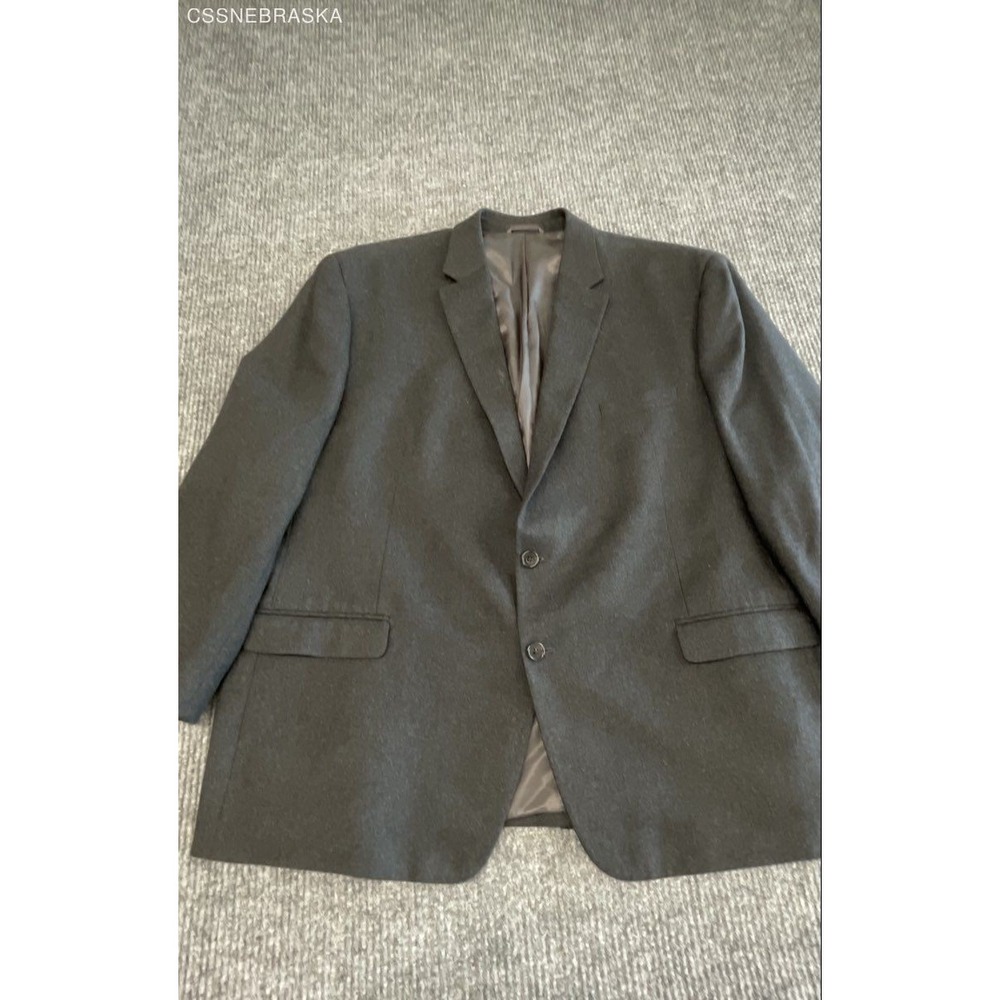 Lauren Ralph Lauren Men's Gray Wool Blend Blazer Sport‎ Coat Jacket Size L